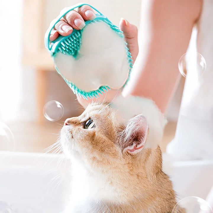 Soft  Dog Brush Pet Shampoo For Massager