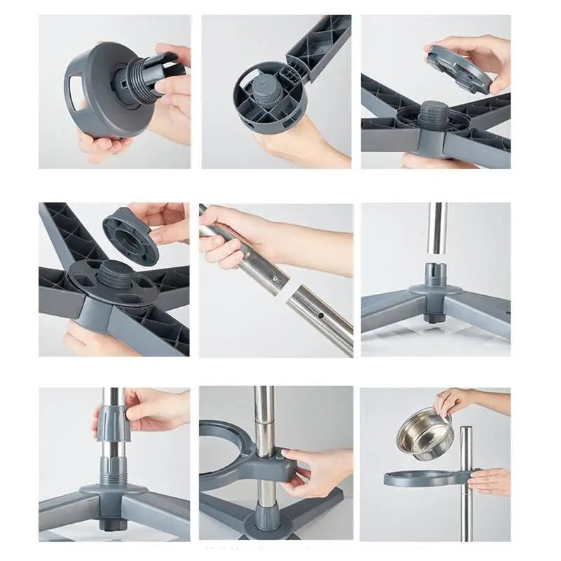 Adjustable Pet Raised Bowls For Food & Water