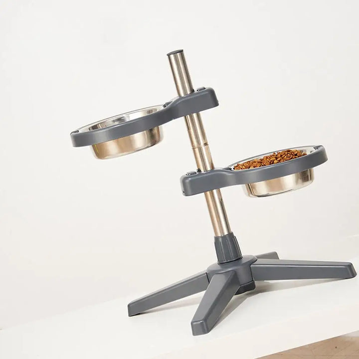 Adjustable Pet Raised Bowls For Food & Water