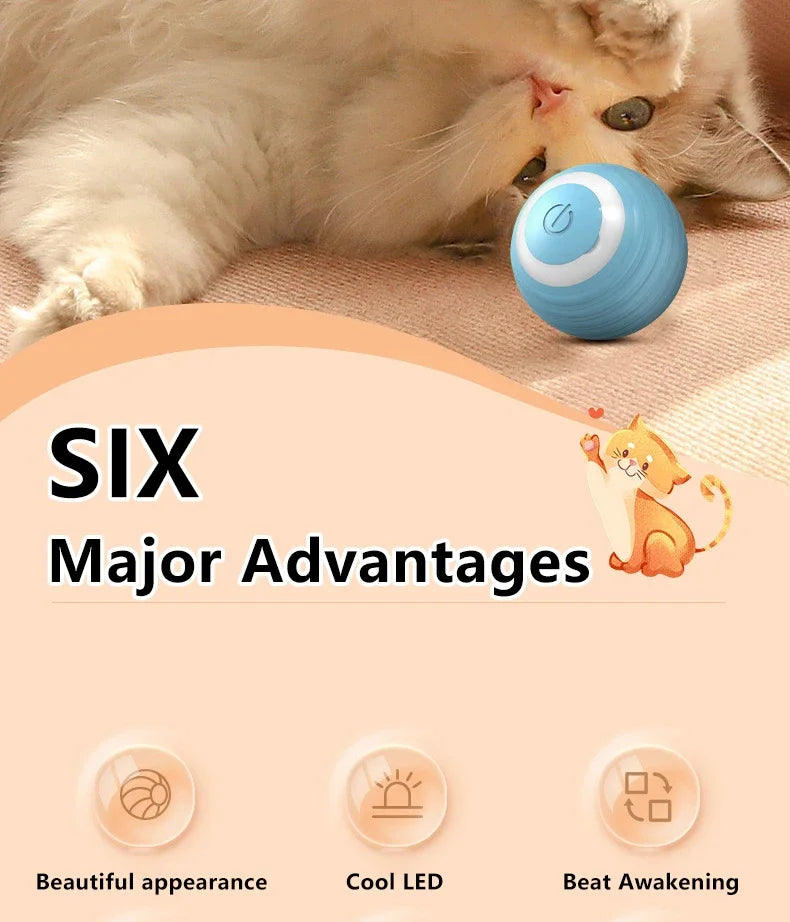 1PC  Interactive Ball Smart Cat Toys