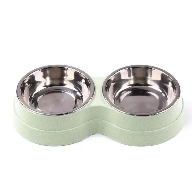 Dog Double Bowl For  Food And  Water