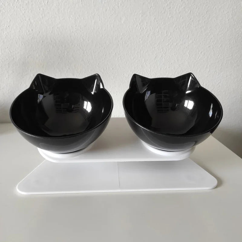 Double Cat and Dog Bowl