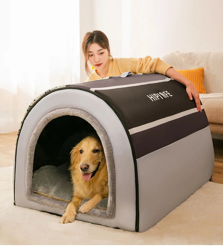 Removable Dog Warm House Washable Pet bed