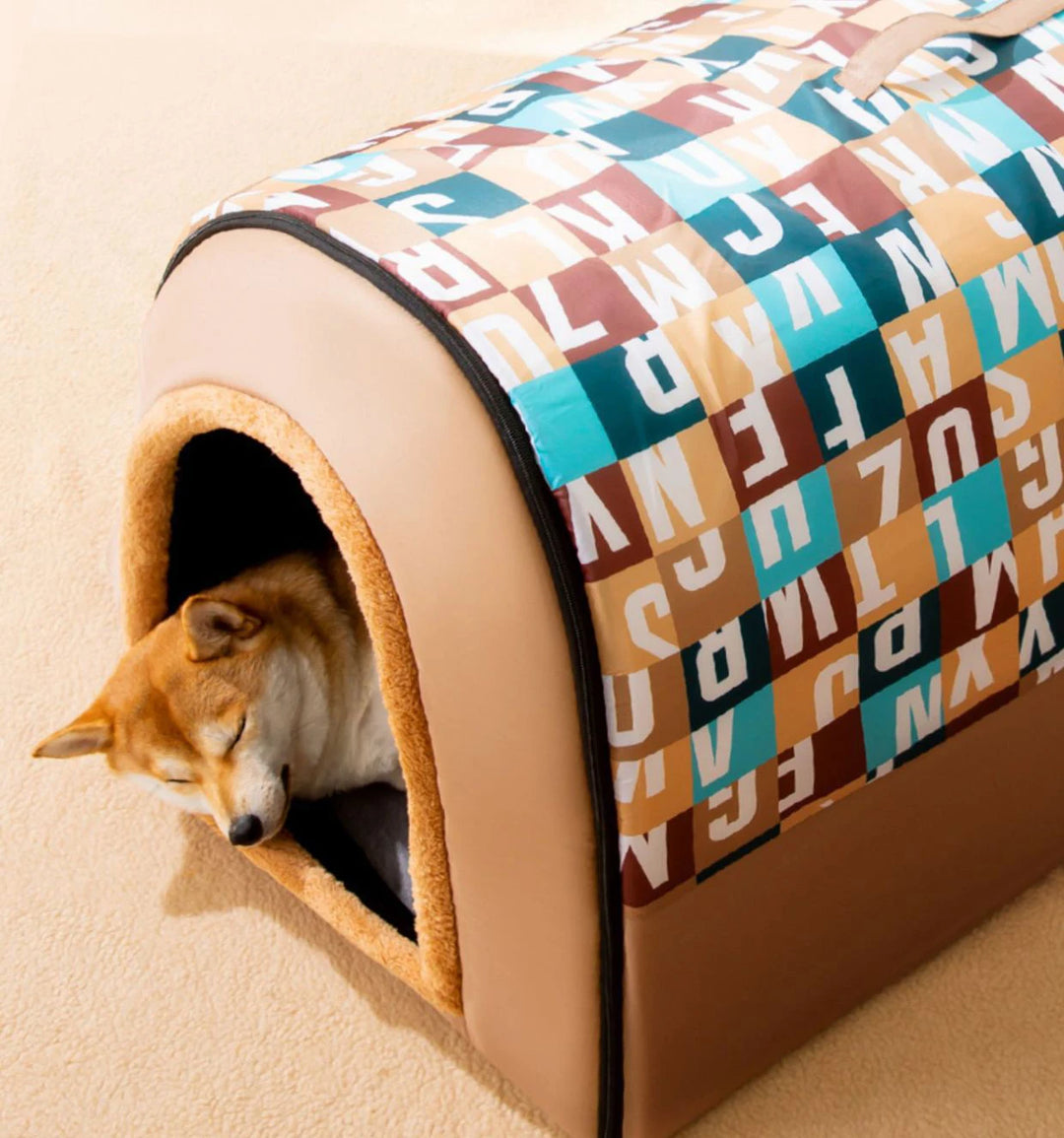 Removable Dog Warm House Washable Pet bed