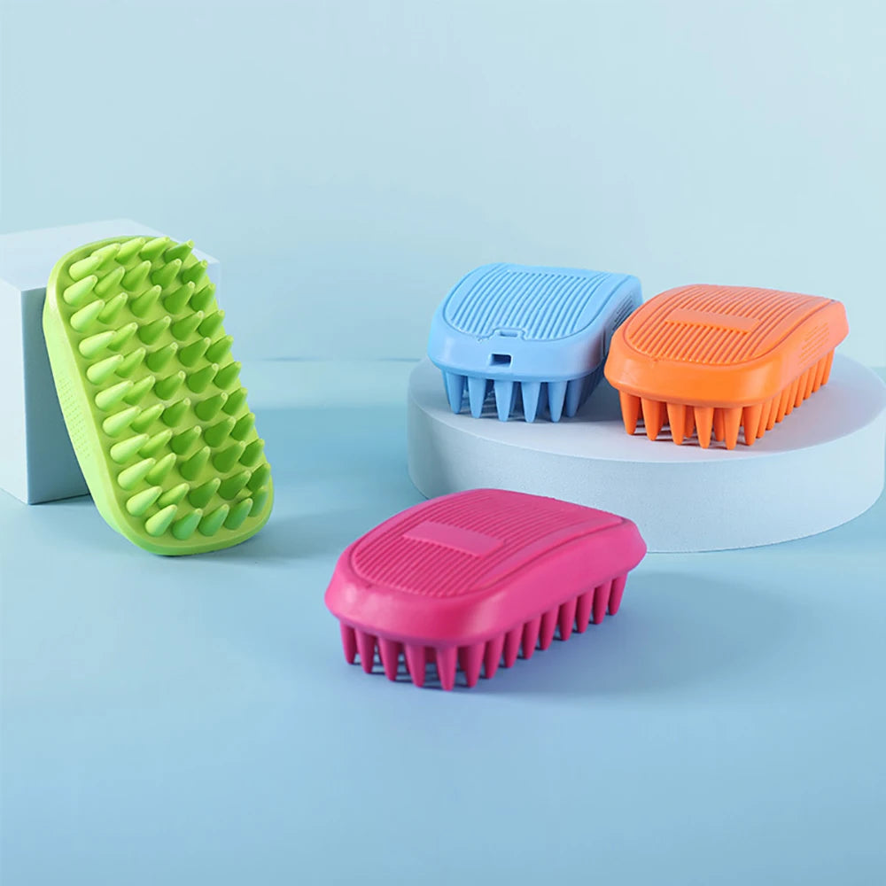 Pet Bath Brush Rubber Comb