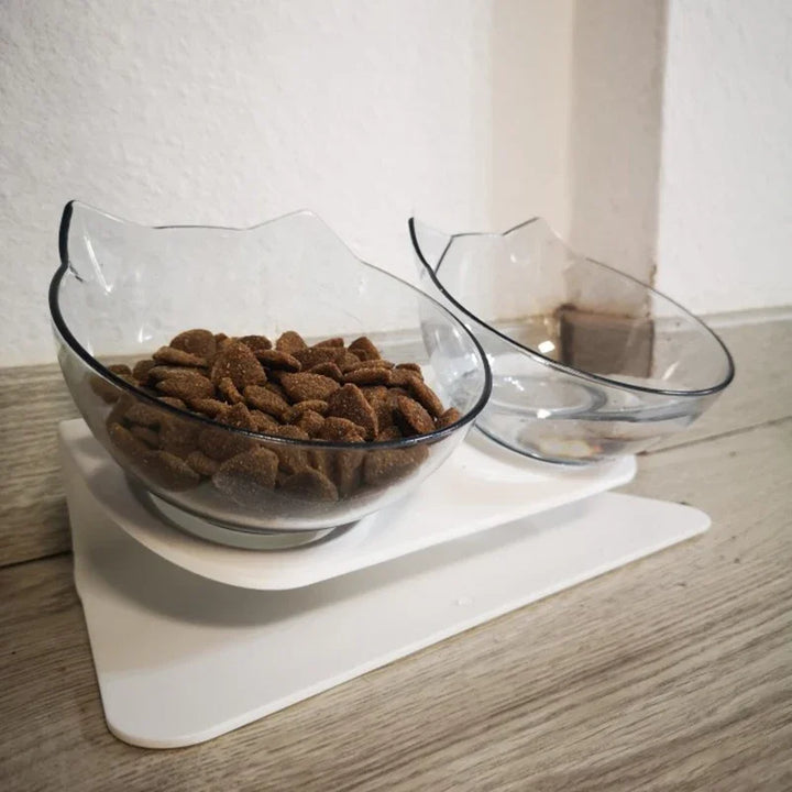 Double Cat and Dog Bowl