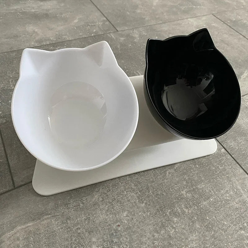 Double Cat and Dog Bowl