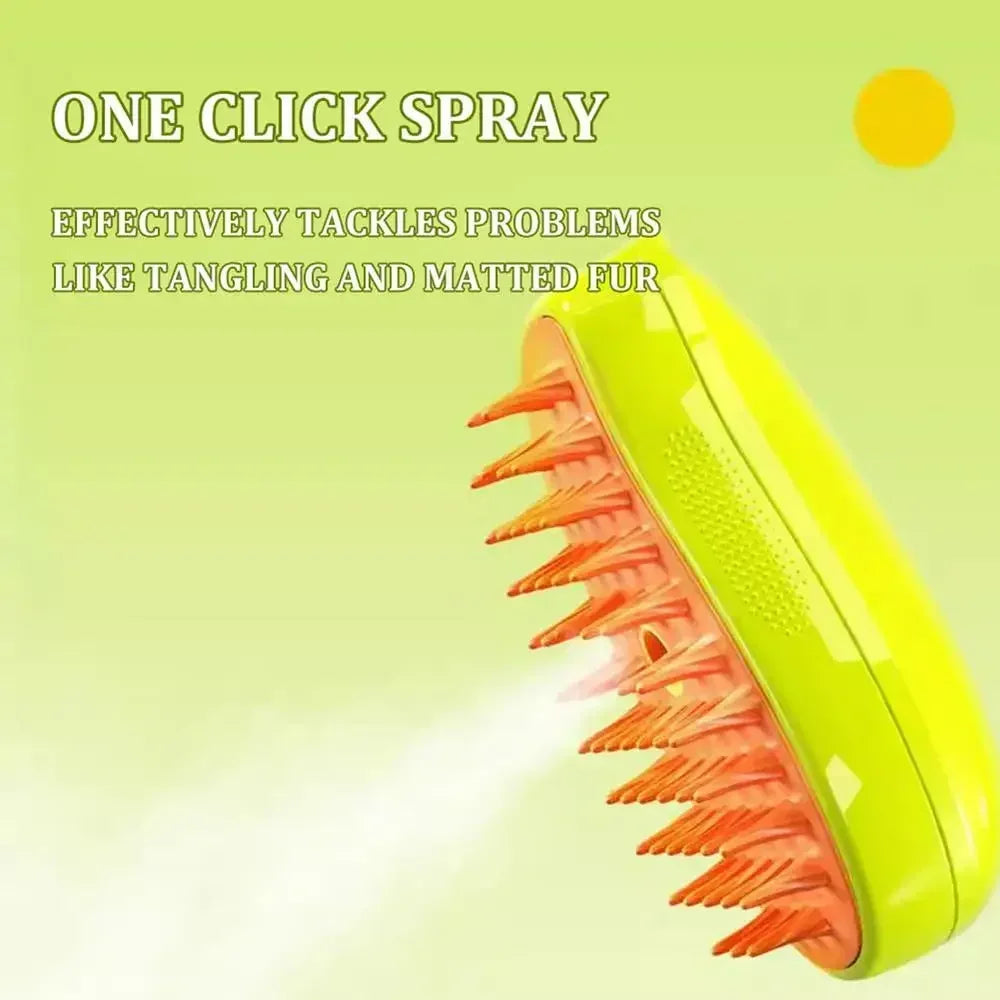 Cat Steam Brush Pet Massage Comb