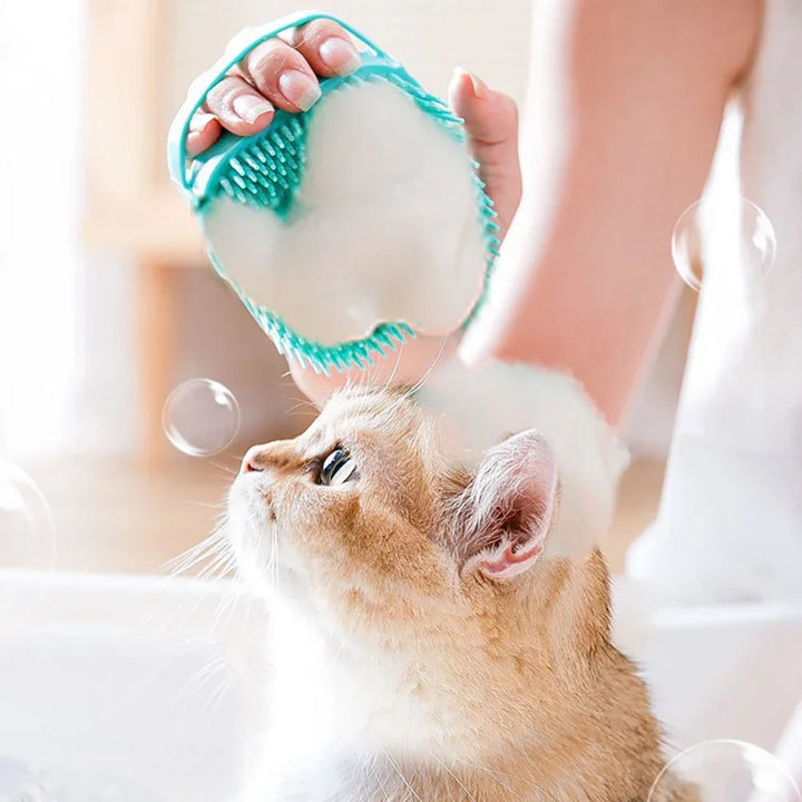 Soft  Dog Brush Pet Shampoo For Massager