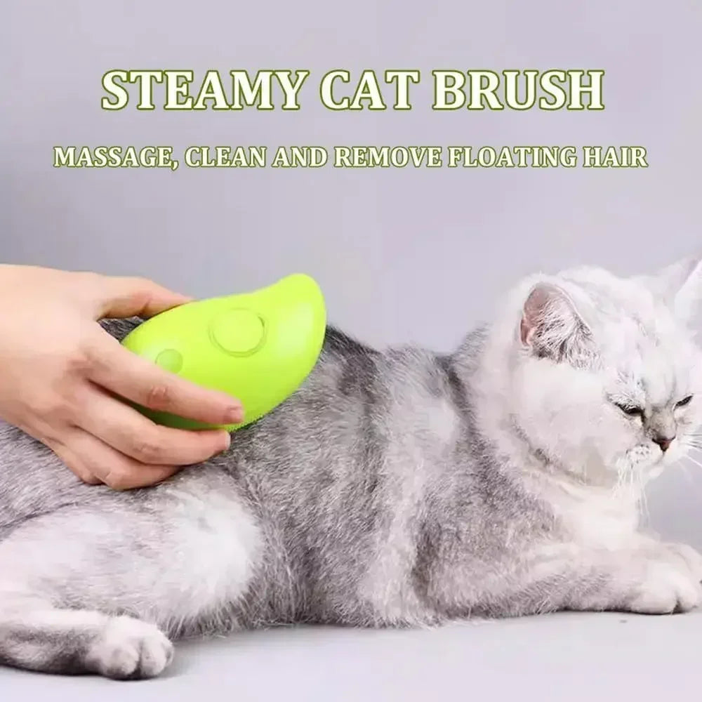 Cat Steam Brush Pet Massage Comb