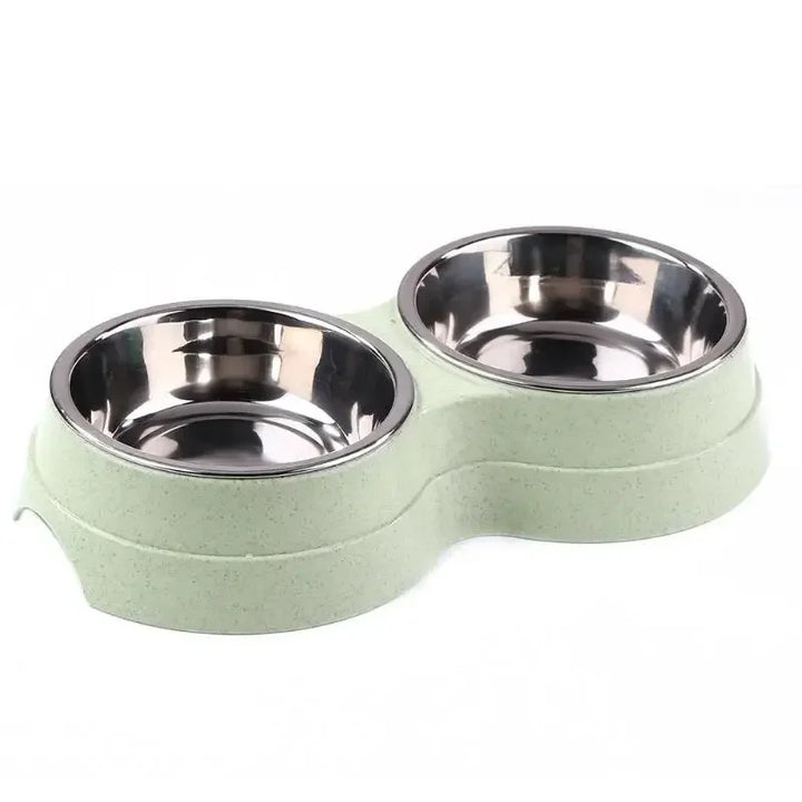 Dog Double Bowl For  Food And  Water