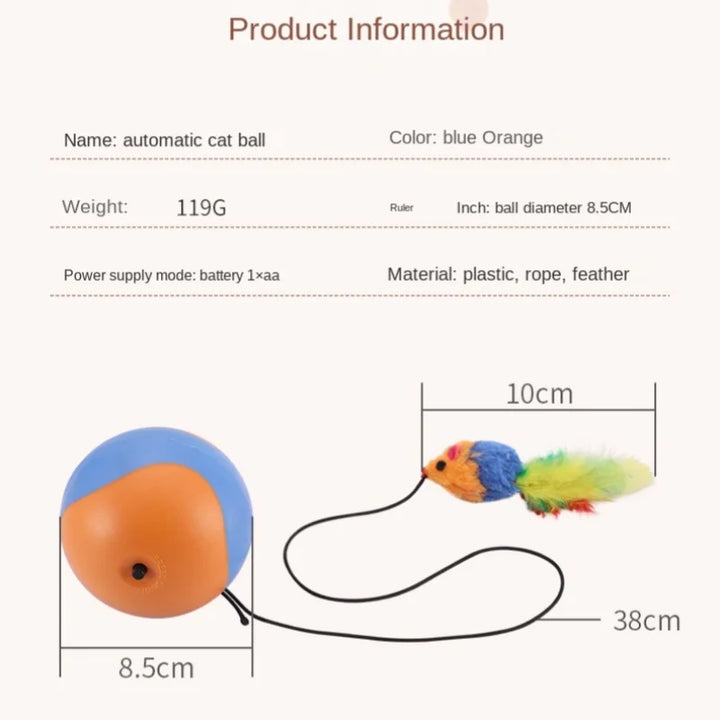 Automatic Pet  Rolling Chase Ball