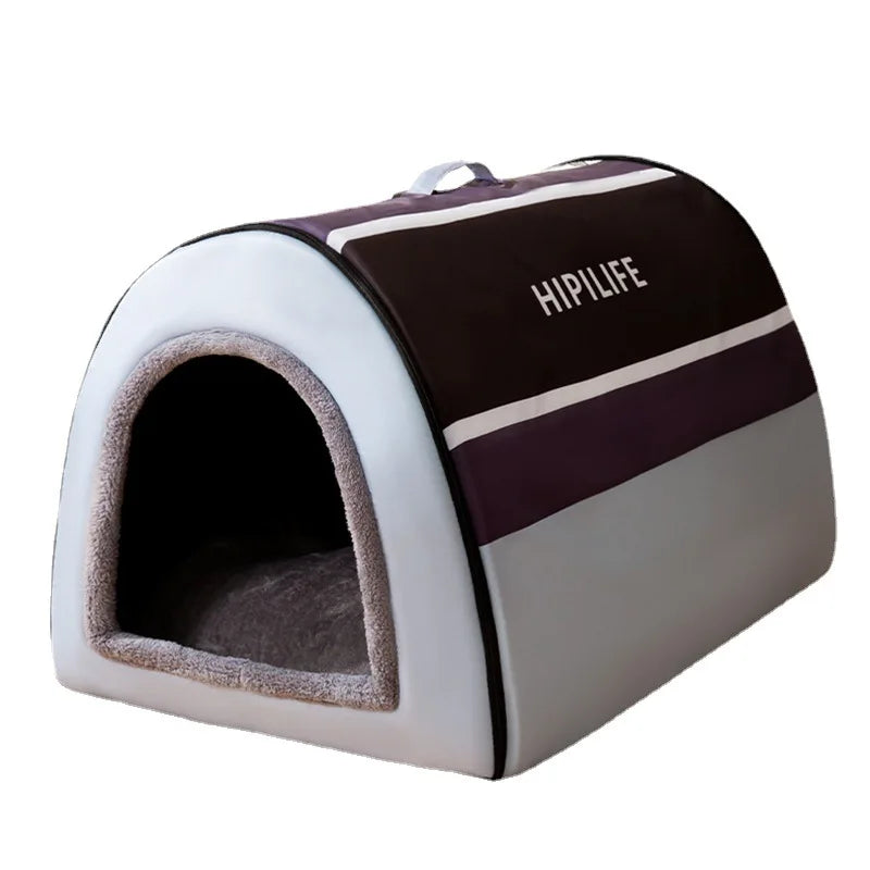 Removable Dog Warm House Washable Pet bed