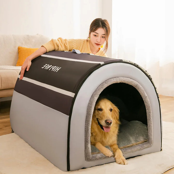 Removable Dog Warm House Washable Pet bed