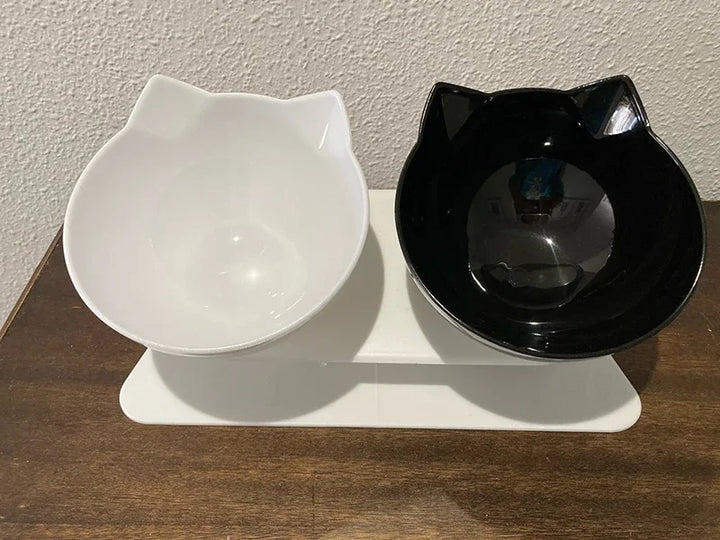 Double Cat and Dog Bowl