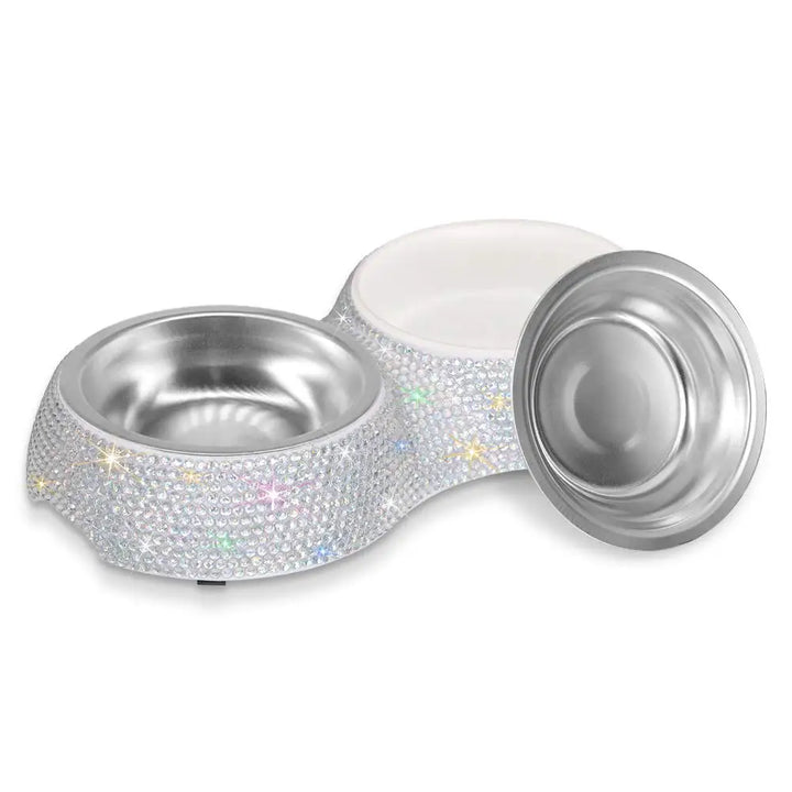 Stainless Steel Double Pet Food Bowl