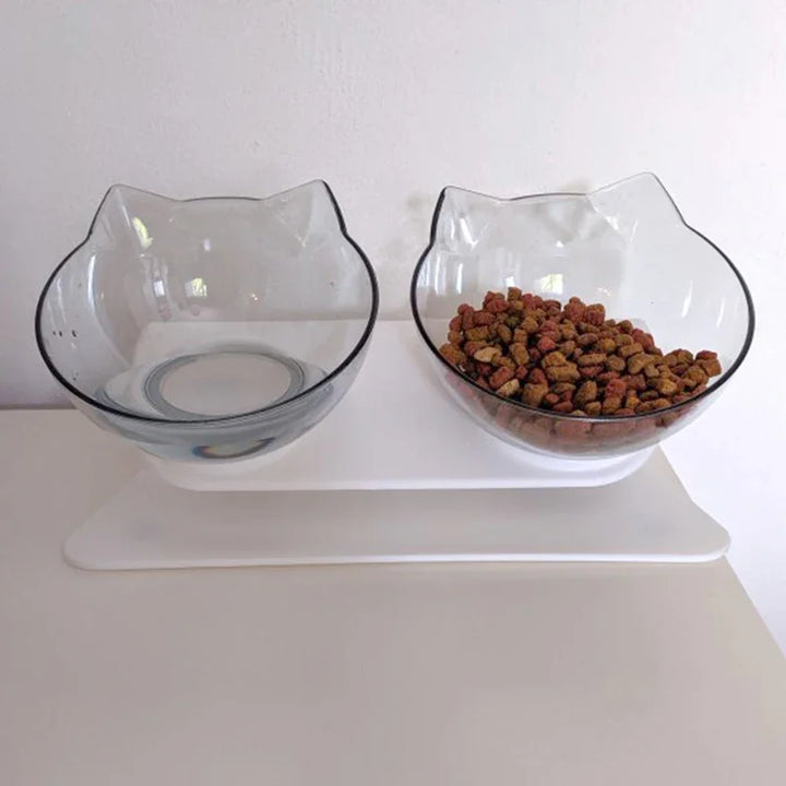 Double Cat and Dog Bowl